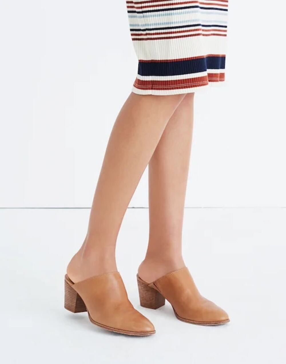 Madewell The Harper Mule Leather Size 9